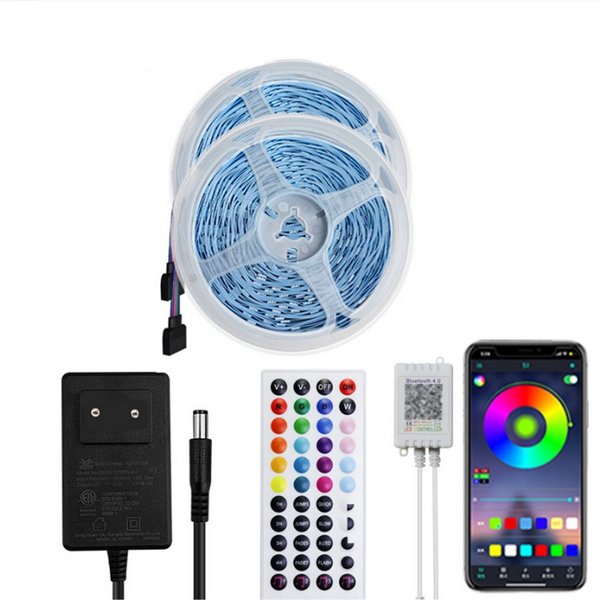 KINSI LED Stripe Bluetooth-Lichtleiste,DIY-Lichtleiste,RGB-Licht-LED,mit Fernbedienung, Timer-Funktion, eine Vielzahl von dynamischen RGB-Farben