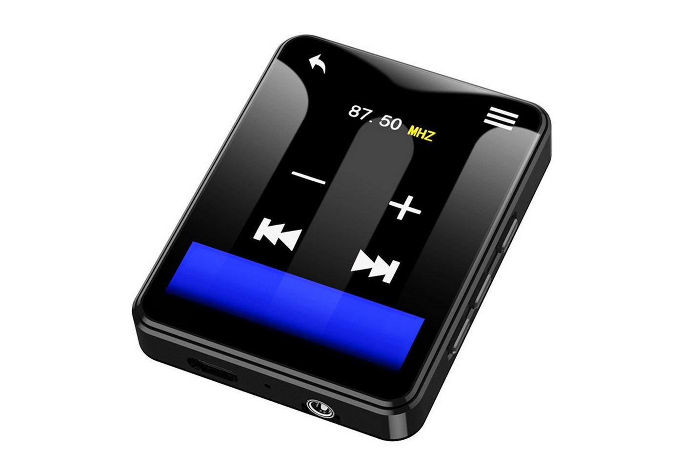 KINSI MP4-Player 64GB mit 2,4-Zoll-Touchscreen,Videowiedergabe MP4-Player (64 GB, Bluetooth, FM-Radio und E-Book-Funktion) – Bild 4 von 5