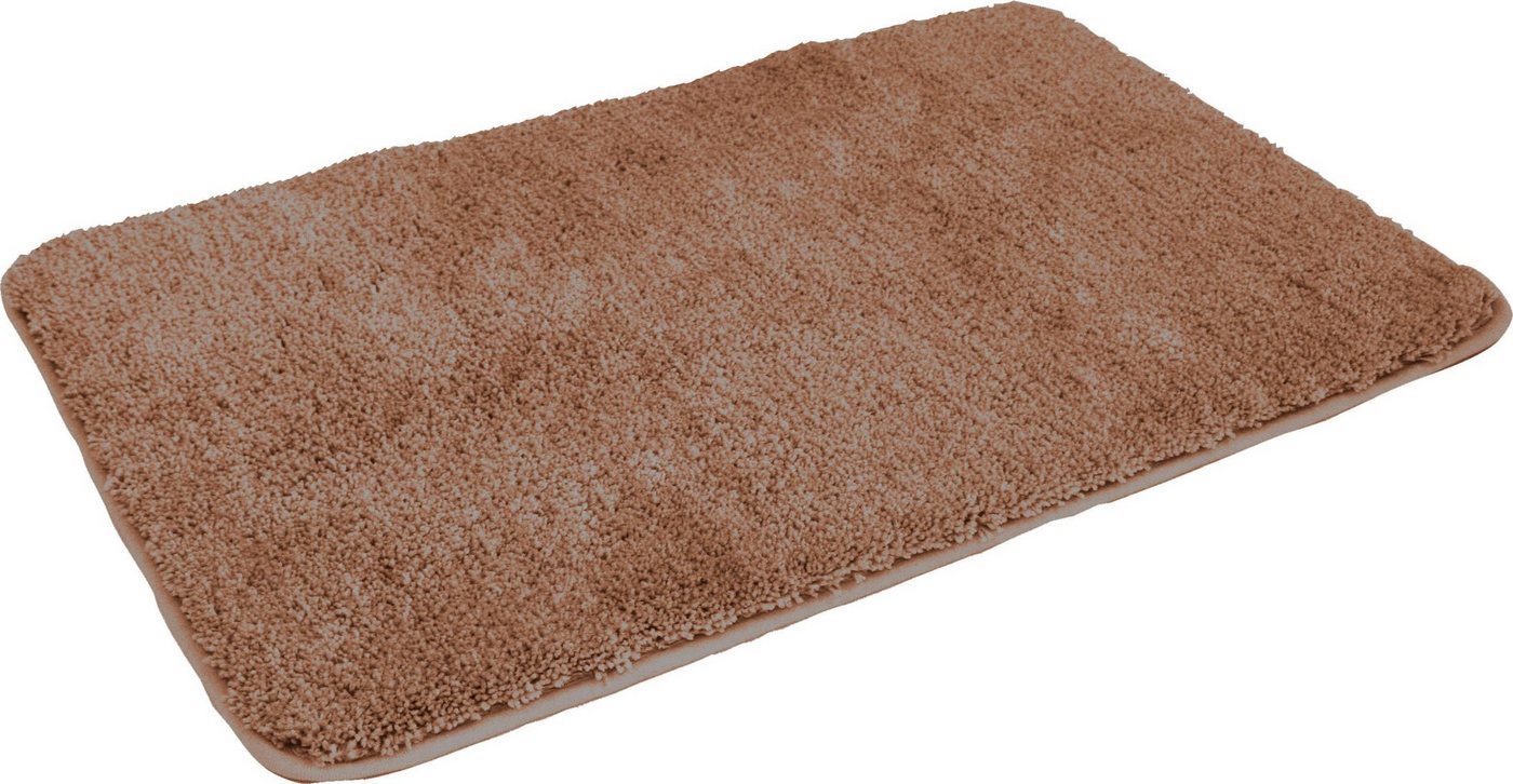 KiNZLER Badematte Chaozhou, Badvorleger, Badezimmer Teppich, Höhe 20 mm, rutschhemmend beschichtet, fußbodenheizungsgeeignet, Polyester, rechteckig, Badteppich, – Bild 2 von 4