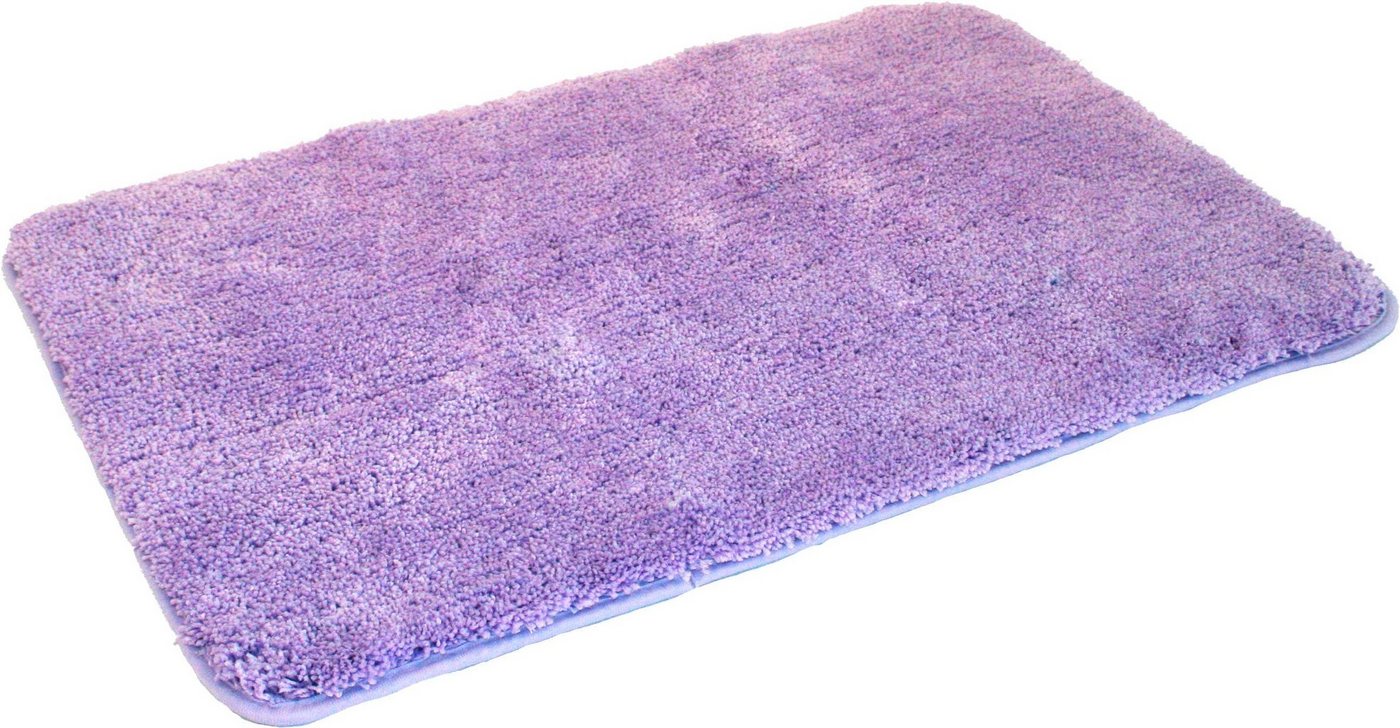 KiNZLER Badematte Chaozhou, Badvorleger, Badezimmer Teppich, Höhe 20 mm, rutschhemmend beschichtet, fußbodenheizungsgeeignet, Polyester, rechteckig, Badteppich, – Bild 2 von 3