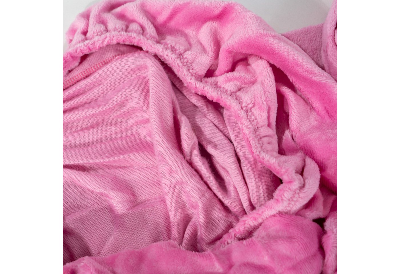 KiNZLER Spannbettlaken Cashmere Touch, Microfaser, Gummizug: rundum, (1 Stück), extra weich und warm – Bild 2 von 3