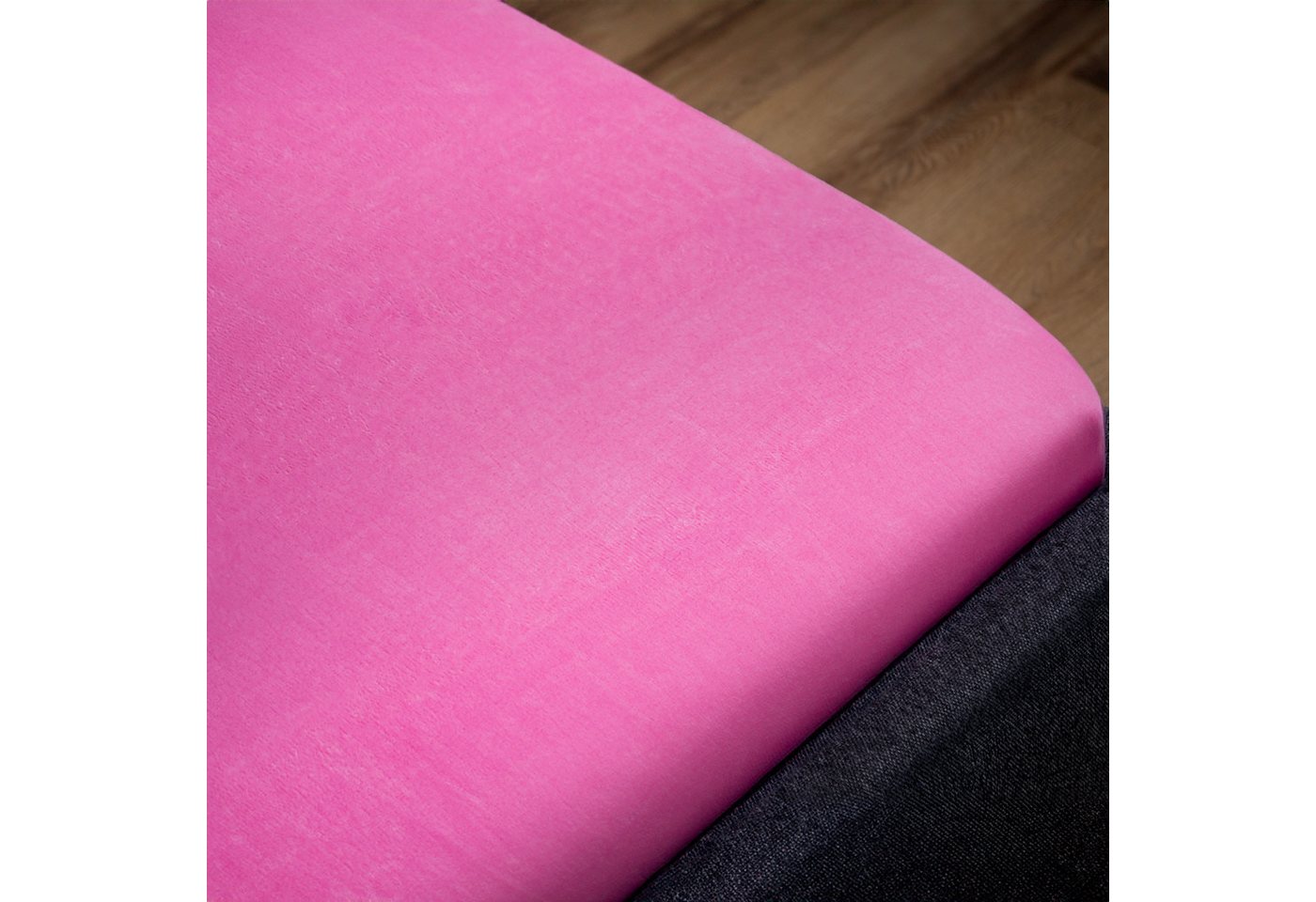 KiNZLER Spannbettlaken Cashmere Touch, Microfaser, Gummizug: rundum, (1 Stück), extra weich und warm – Bild 3 von 3