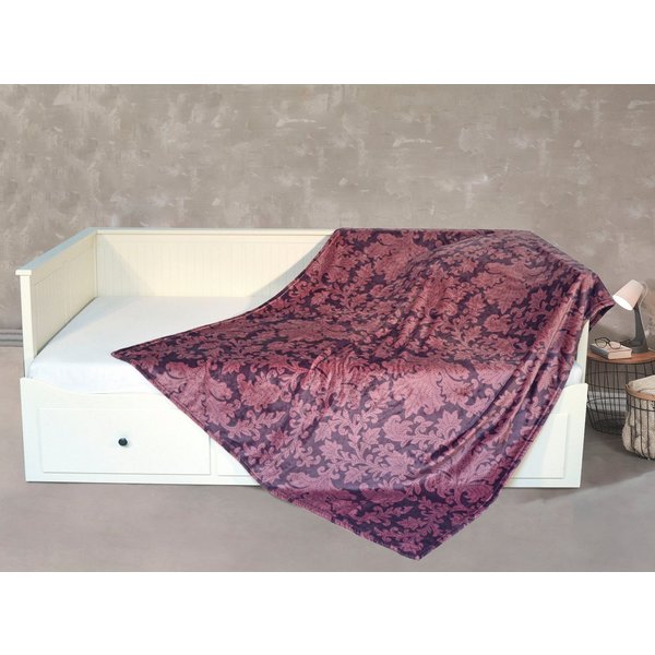 Wohndecke Kaschmirtouch, KiNZLER, elegantes Allover-Design, Kuscheldecke, bedruckt, 150x200 cm