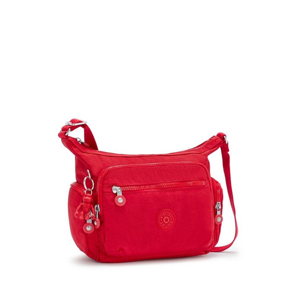 KIPLING Umhängetasche GABBIE S, Klein in Rot Schultertasche mit vielen Fächern – Bild 4 von 5