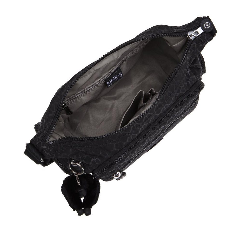 KIPLING Umhängetasche GABBIE S, Kleine Umhängetasche, Signature Emb (schwarz), Schultertasche – Bild 4 von 5