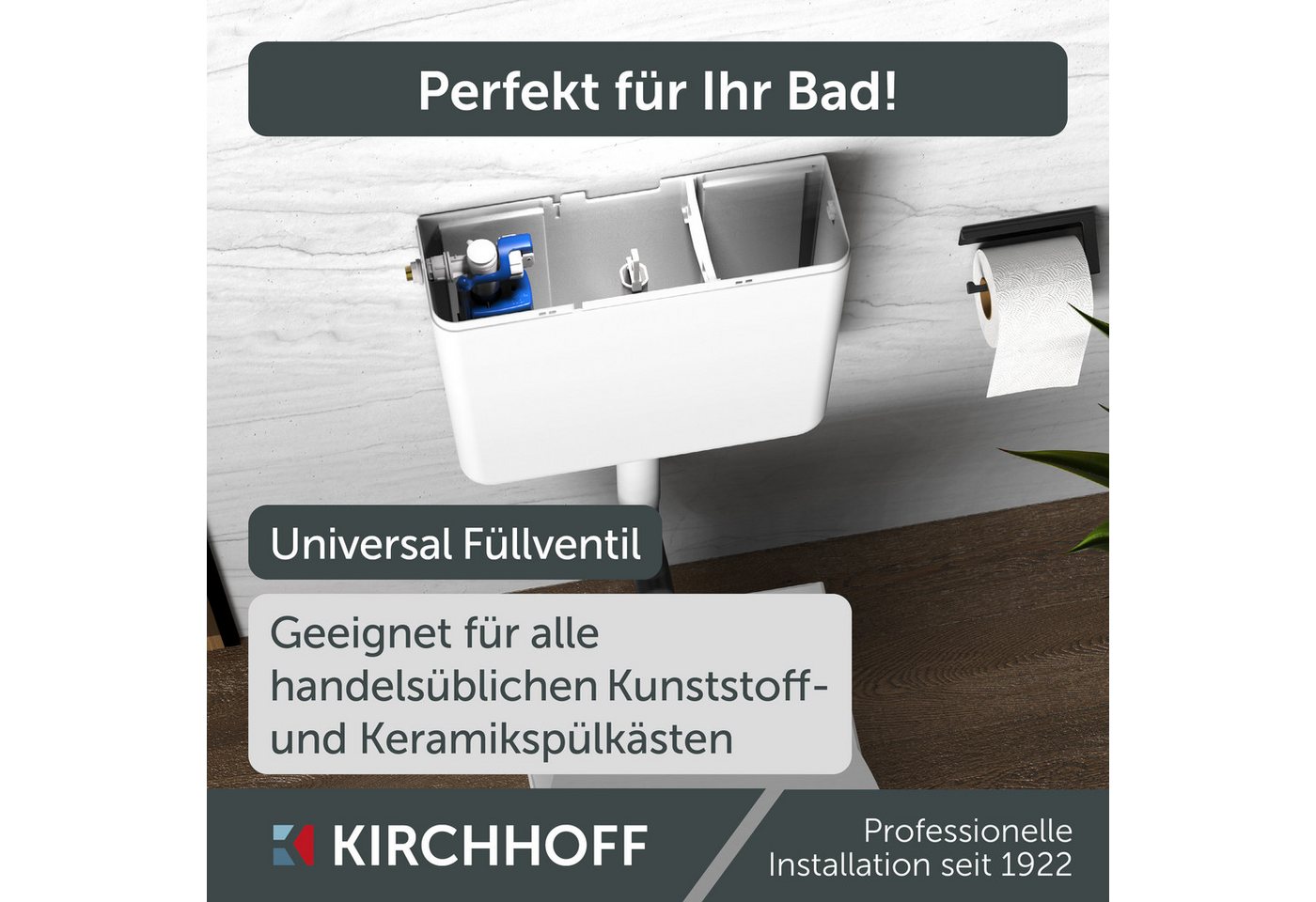 Kirchhoff Absperrventil Universal-Schwimmerventil 6-9 Liter – Bild 2 von 5