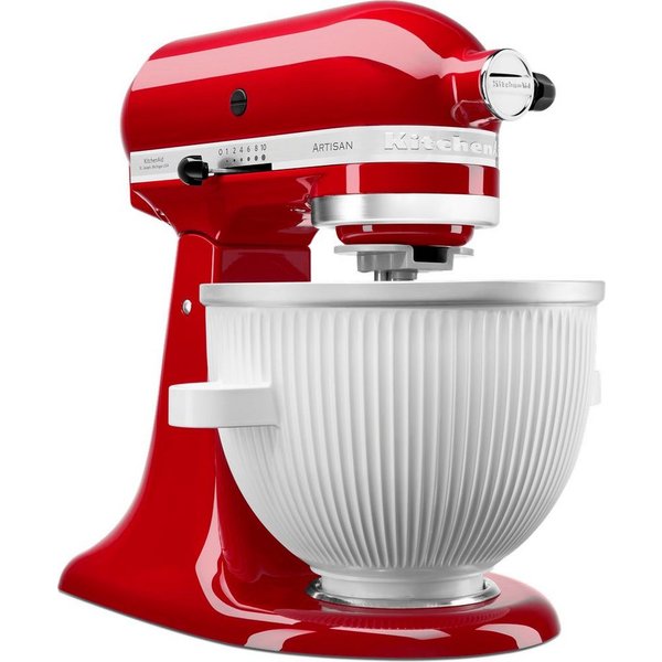 KitchenAid Eisbereiteraufsatz 5KSMICM, Zubehör für Classic 4,3 Liter 5K45SS - Ultra Power 4,3 Liter KSM90 - Artisan 4,8 Liter: KSM125, KSM150, 5KSM156, 5KSM175P