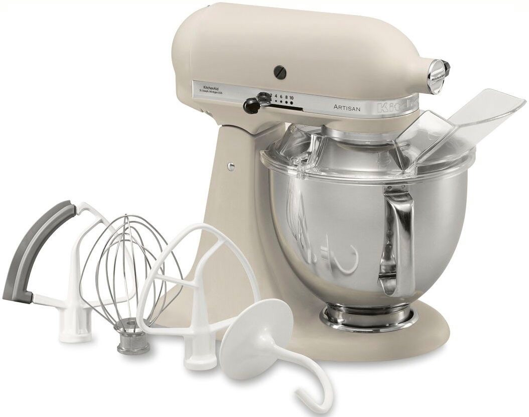 KitchenAid Küchenmaschine 5KSM175PSEFL Fresh Linen, 300 W, 4,8 l Schüssel, mit Zubehör im Wert von ca. 112,-€ UVP – Bild 2 von 5