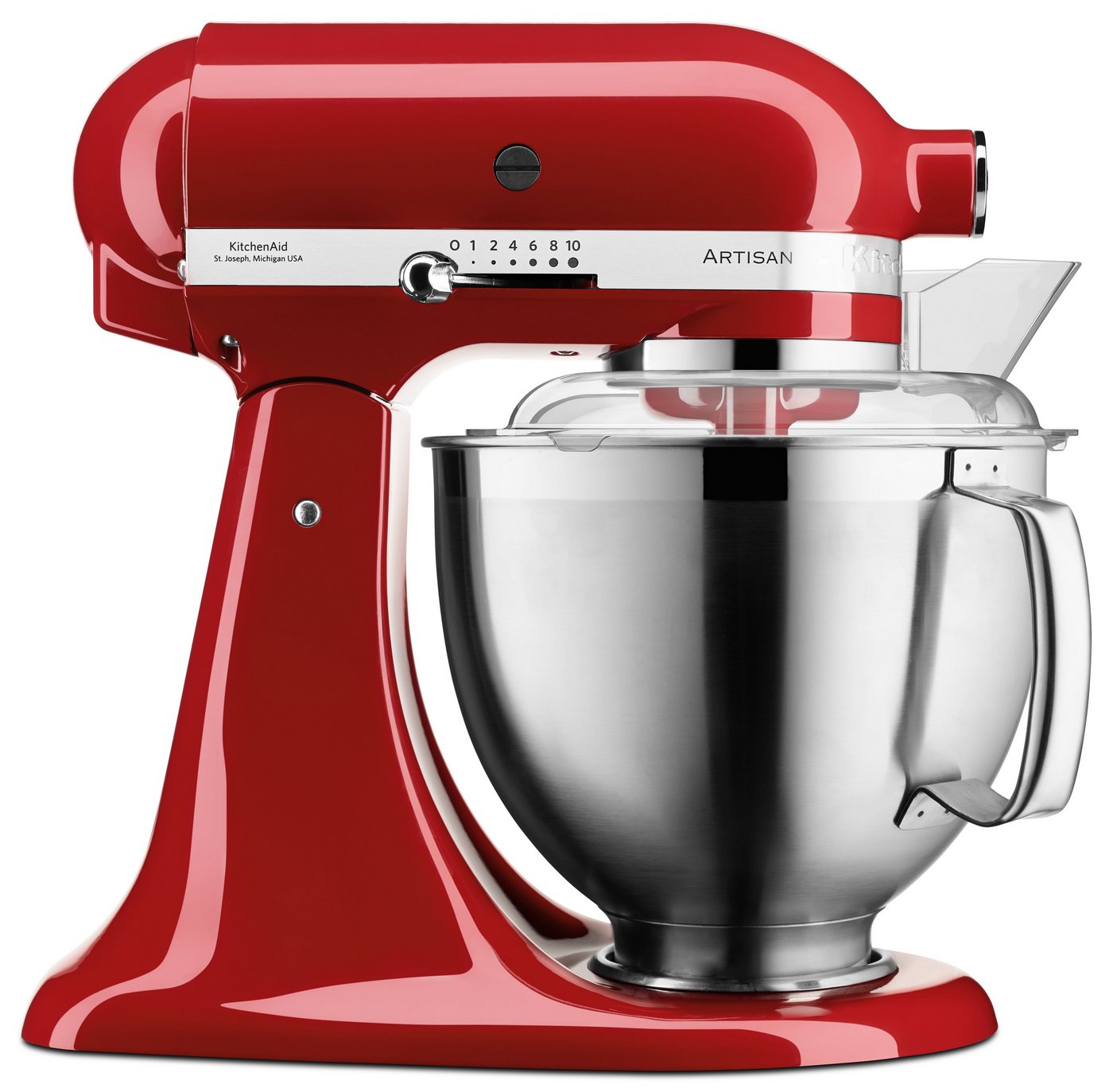 KitchenAid Küchenmaschine 5KSM185PSEER Empire Red, 300 W, 4,8 l Schüssel – Bild 2 von 4