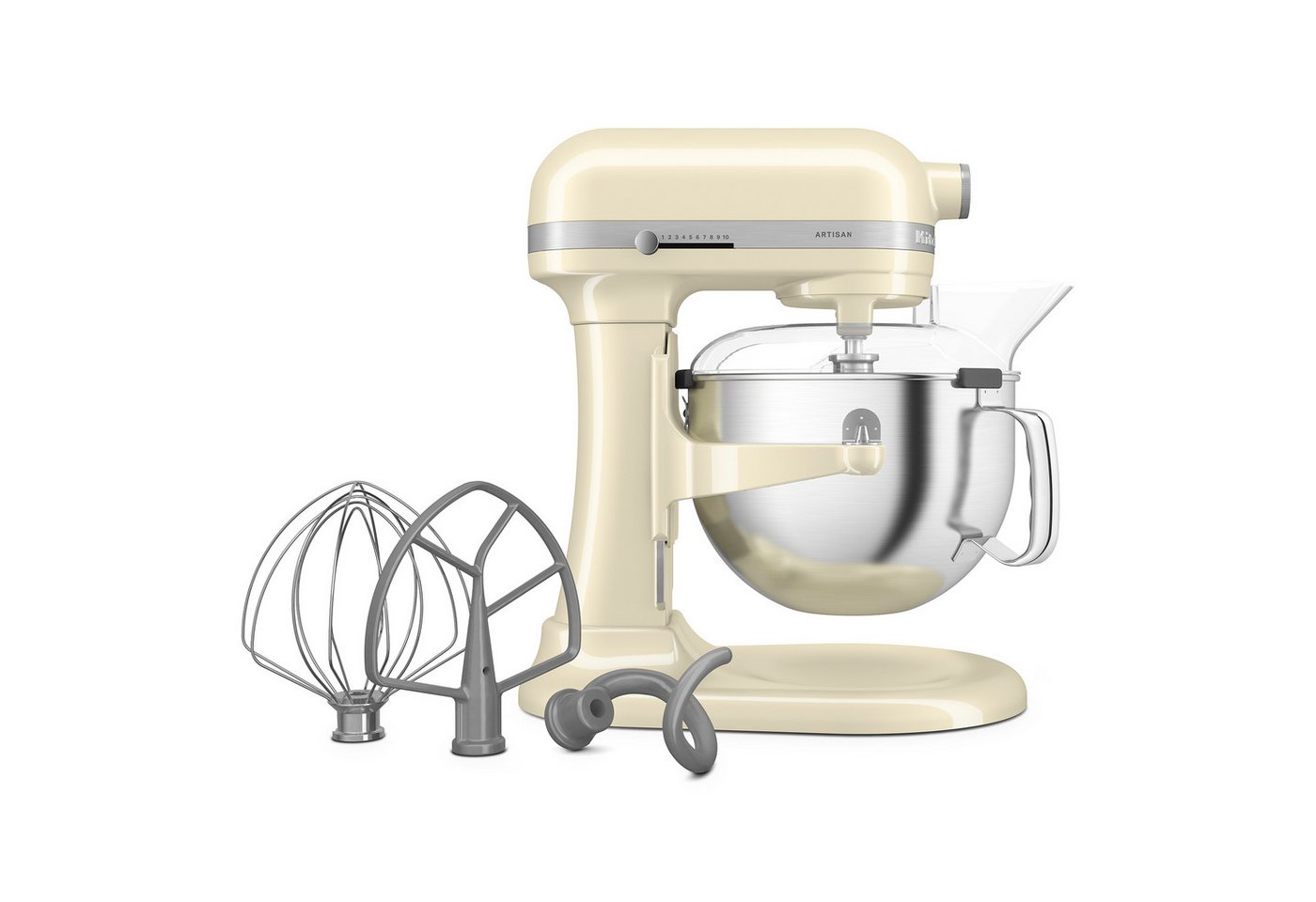 KitchenAid Küchenmaschine 5KSM60SPXEAC, 375 W, 5,6 l Schüssel, Softstart, Original-Planetenrührwerk, Hitzeabschaltung – Bild 2 von 5