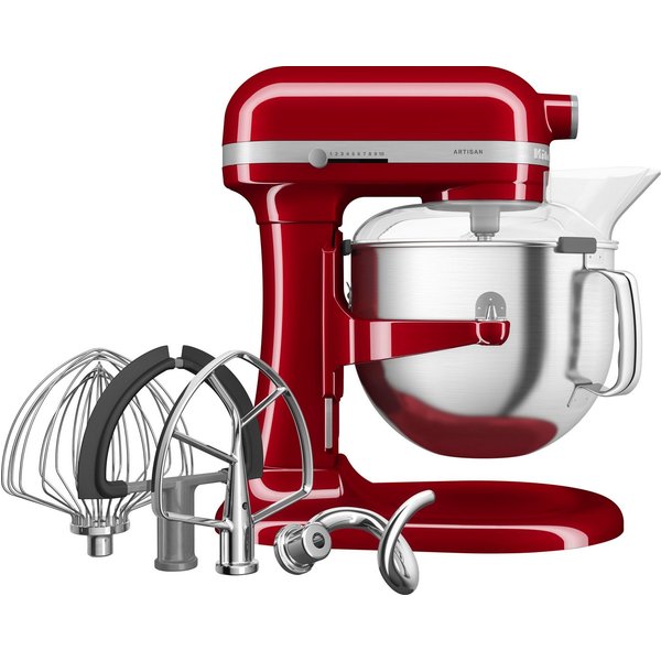 KitchenAid Küchenmaschine 5KSM70SHXEER Empire Rot, 375 W, 6,6 l Schüssel
