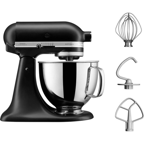 KitchenAid Küchenmaschine Artisan 5KSM125EBM, 300 W, 4,8 l Schüssel