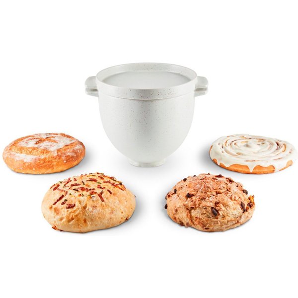 KitchenAid Schüssel 5KSM2CB5BGS, Keramik, mit Backdeckel