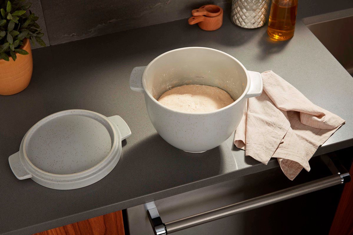 KitchenAid Schüssel 5KSM2CB5BGS, Keramik, mit Backdeckel – Bild 2 von 5