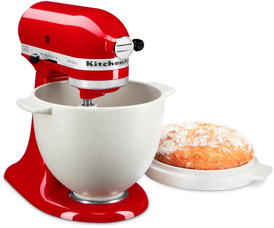 KitchenAid Schüssel 5KSM2CB5BGS, Keramik, mit Backdeckel – Bild 4 von 5