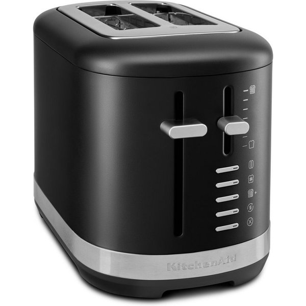 KitchenAid Toaster 5KMT2109EBK, 2 kurze Schlitze, für Zum Toasten verschiedenster Formen und Größen von Brot, einschließlich hausgemachtem Brot, 980 W, 7-stufig
