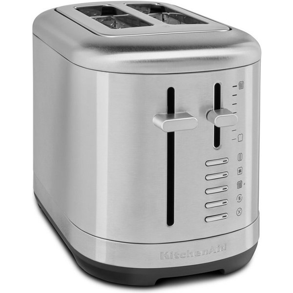 KitchenAid Toaster 5KMT2109ESX, 2 kurze Schlitze, für Zum Toasten verschiedenster Formen und Größen von Brot, einschließlich hausgemachtem Brot, 980 W, 7-stufig