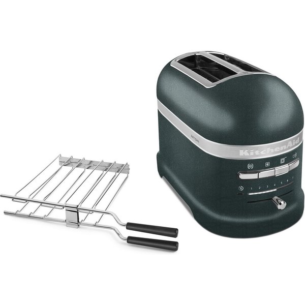 KitchenAid Toaster 5KMT2204EPP Pebbled Palm, 2 kurze Schlitze, für 2 Scheiben, 1250 W, mit Sandwichzange