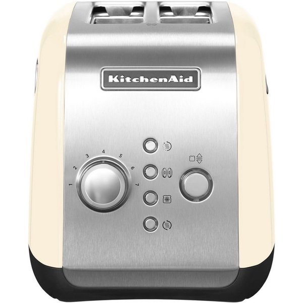 KitchenAid Toaster 5KMT221EAC Creme, 2 kurze Schlitze, für 2 Scheiben, 1100 W