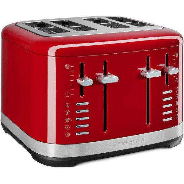 KitchenAid Toaster 5KMT4109EER, 4 kurze Schlitze, für Zum Toasten verschiedenster Formen und Größen von Brot, einschließlich hausgemachtem Brot, 1960 W, 7-stufi