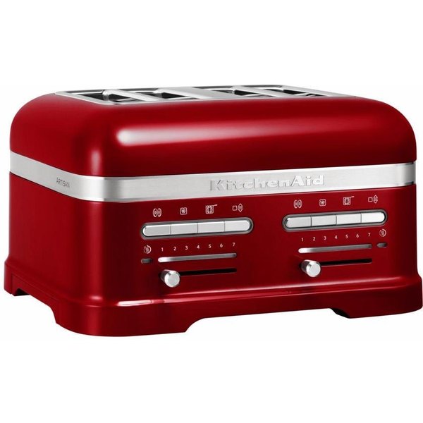 KitchenAid Toaster Artisan 5KMT4205ECA LIEBESAPFEL-ROT, 4 kurze Schlitze, für 4 Scheiben, 2500 W, mit Sandwichzange