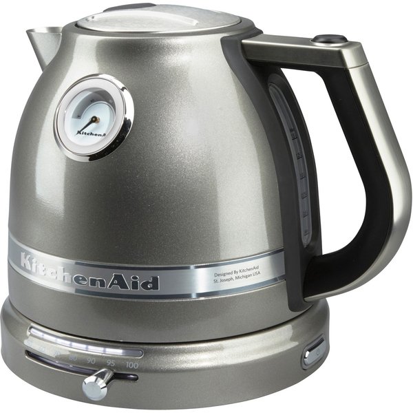 KitchenAid Wasserkocher 5KEK1522EMS MEDALLION-SILBER, 1,5 l, 2400 W