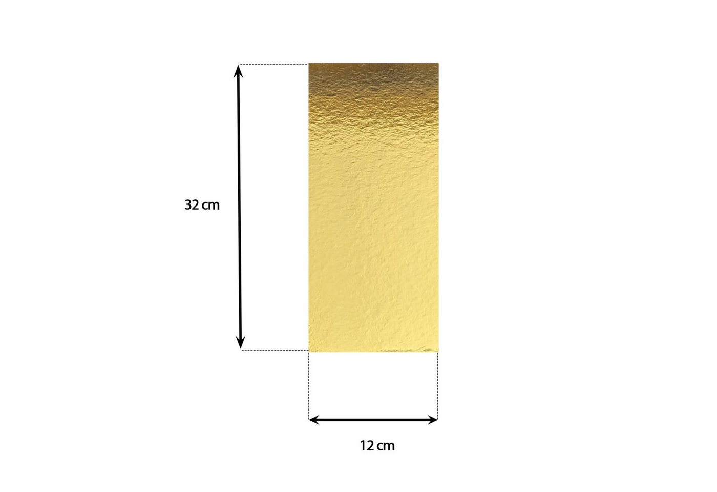KITCHENDREAM Tortenplatte CakeBoard Set Kuchenplatte eckig gold UND silber in 3 mm starker Pappe, (10-tlg) – Bild 2 von 5