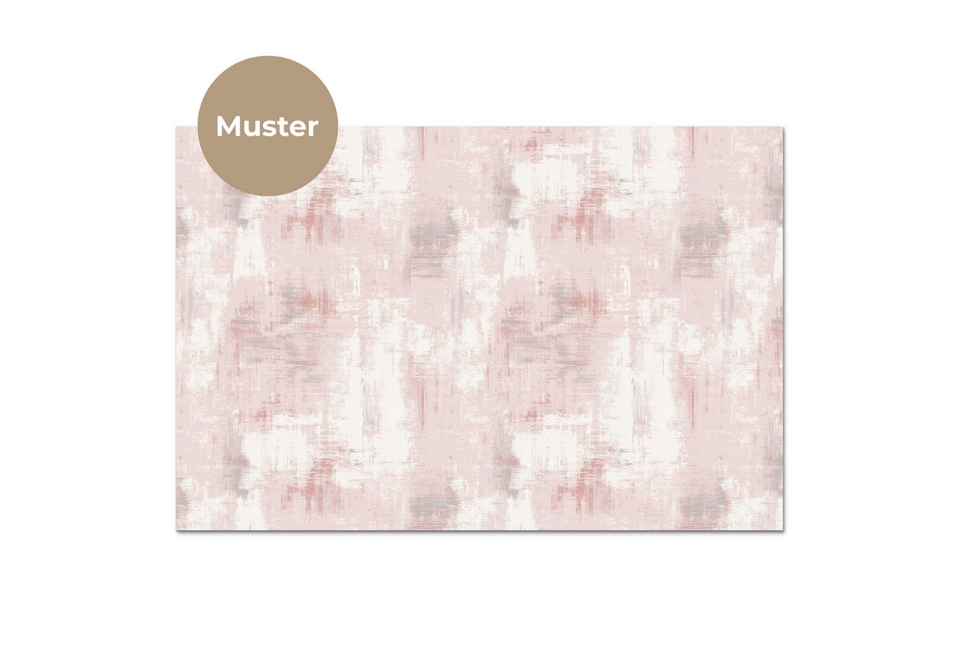 KitchenYeah Küchenrückwand Muster selbstklebend (keine Folie) Pinselstreifen - Verblasst - Rosa, (1-tlg), Spritzschutz, Küche, Rückwand, Küchenwand, Küchenfront – Bild 3 von 4