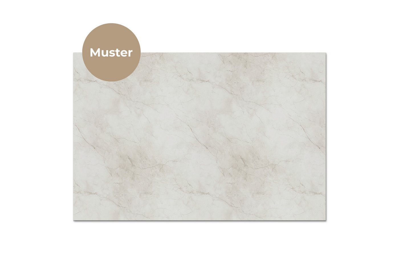 KitchenYeah Küchenrückwand Muster selbstklebend (keine Folie) Grau - Marmor - Adern, (1-tlg), Spritzschutz, Küche, Rückwand, Küchenwand, Küchenfront, 30x20 cm – Bild 3 von 4