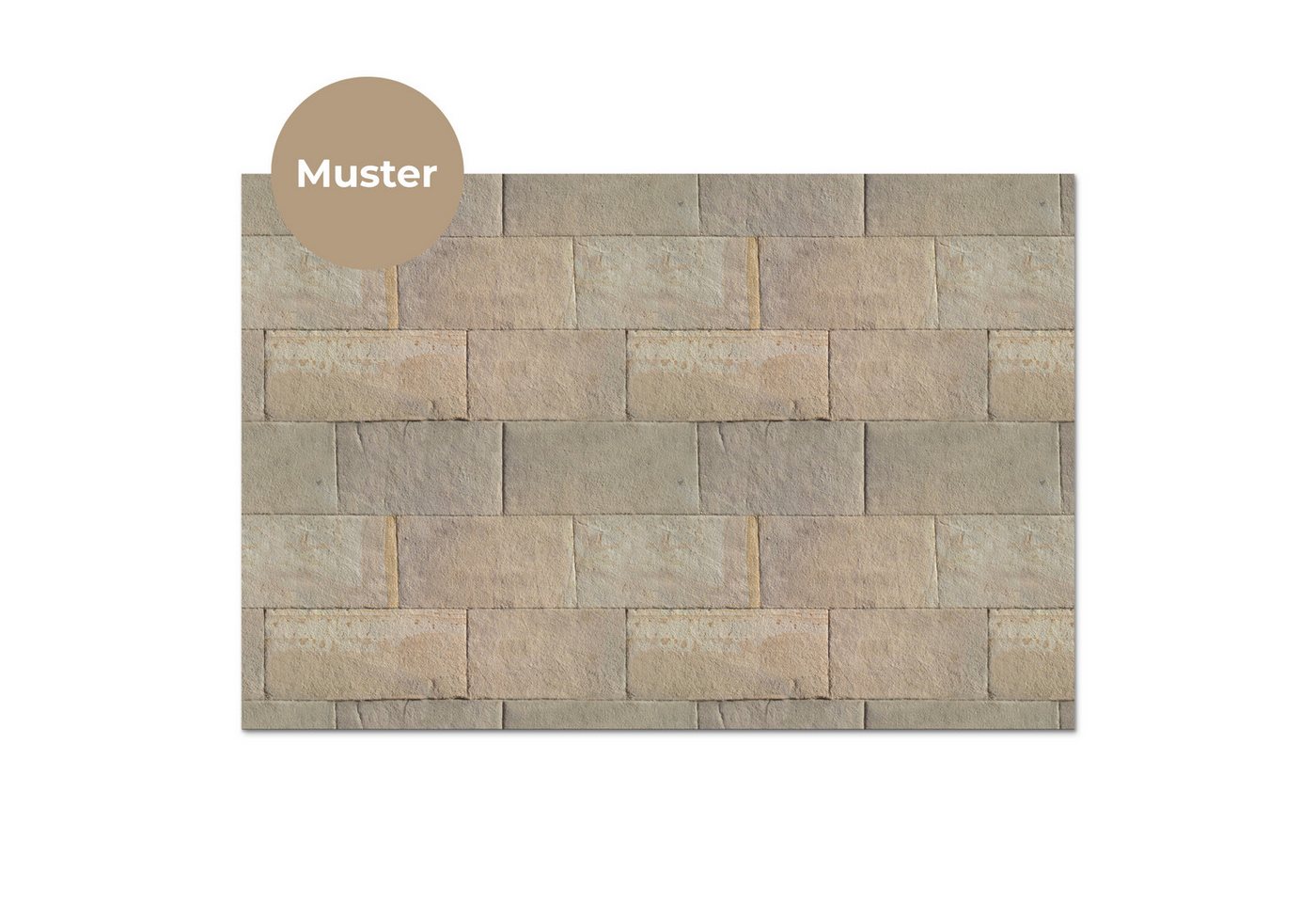 KitchenYeah Küchenrückwand Muster selbstklebend (keine Folie) Blaustein - Sandstein - Gelb, (1-tlg), Spritzschutz, Küche, Rückwand, Küchenwand, Küchenfront, 30x – Bild 3 von 4