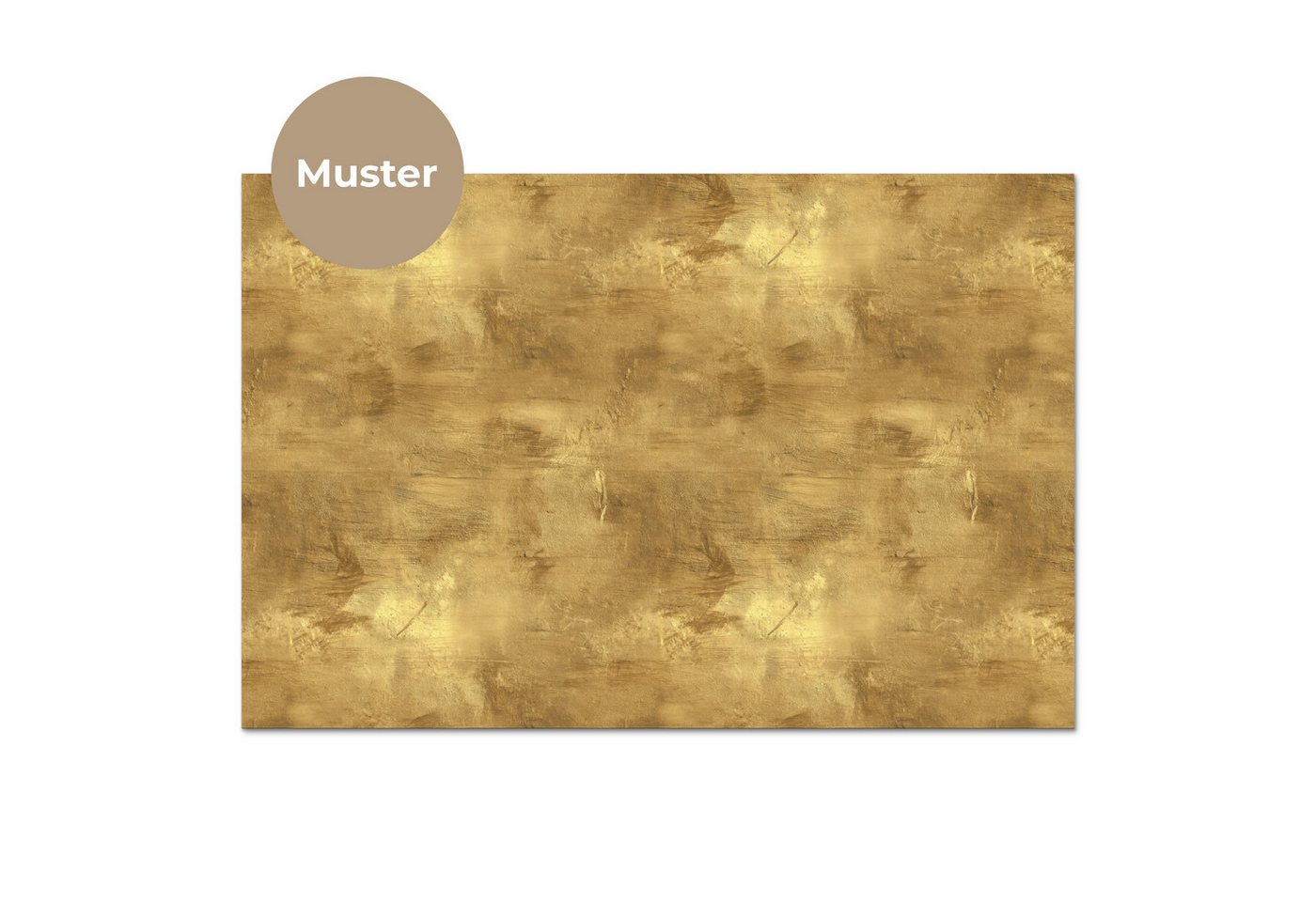 KitchenYeah Küchenrückwand Muster selbstklebend (keine Folie) Industriell - Textur - Gold, (1-tlg), Spritzschutz, Küche, Rückwand, Küchenwand, Küchenfront, 30x2 – Bild 3 von 4