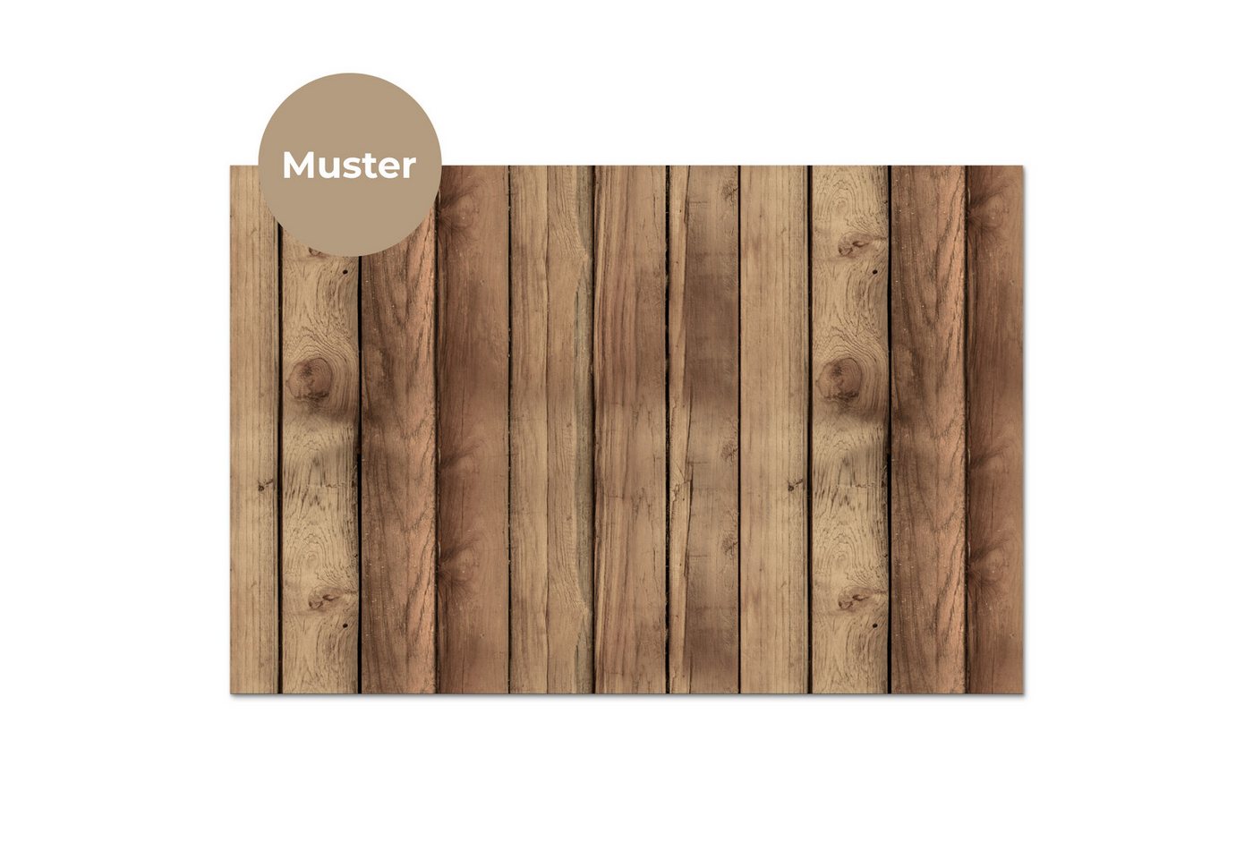 KitchenYeah Küchenrückwand Muster selbstklebend (keine Folie) Holz - Brocante - Muster, (1-tlg), Spritzschutz, Küche, Rückwand, Küchenwand, Küchenfront, 30x20 c – Bild 3 von 4