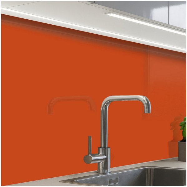 KitchenYeah Küchenrückwand Muster selbstklebend (keine Folie) Sienna - Erde - Farben - Massiv, (1-tlg), Spritzschutz, Küche, Rückwand, Küchenwand, Küchenfront, 