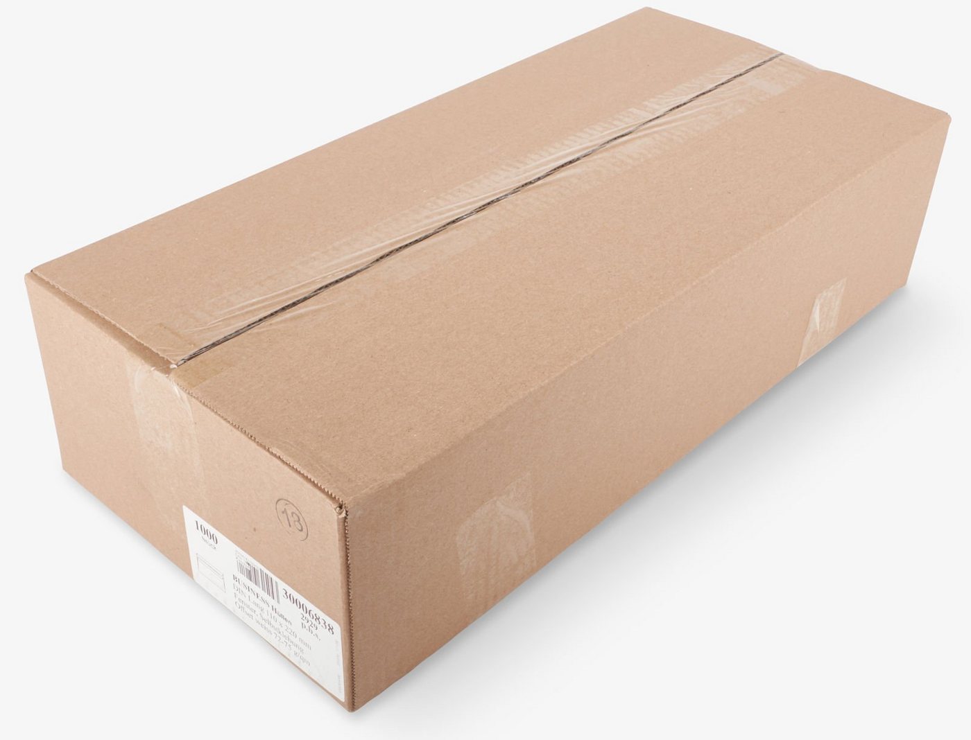KK Verpackungen Briefumschlag, Umschlag Kuverts DIN lang 110 x 220 mm Selbstklebung mit Fenster Weiß – Bild 2 von 3