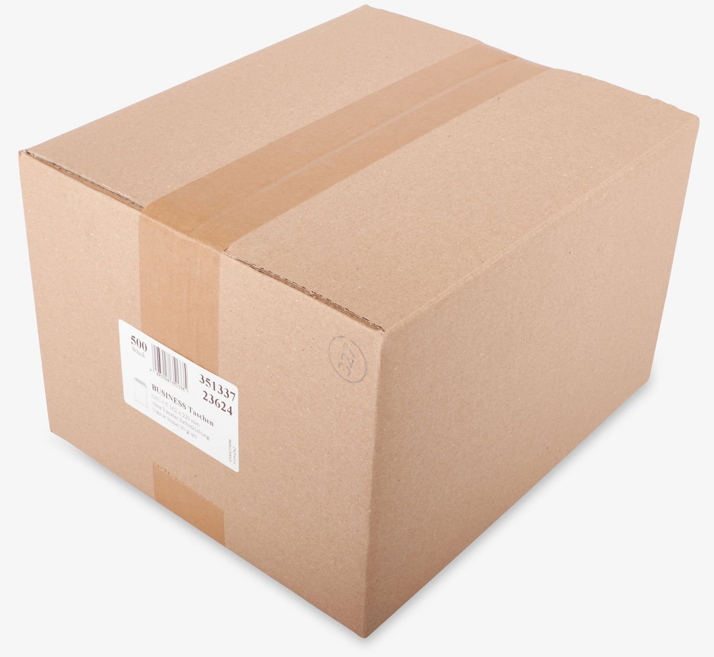 KK Verpackungen Briefumschlag, Versandtaschen Kuverts DIN C5 162 x 229 mm Selbstklebung braun – Bild 2 von 3