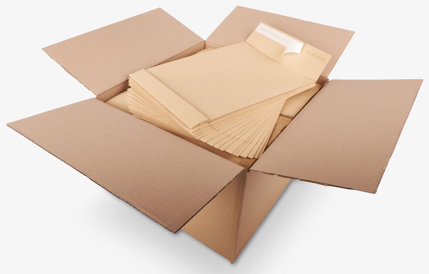 KK Verpackungen Briefumschlag, Faltentaschen DIN B4 40 mm Klotzboden 4 cm Versandtaschen – Bild 3 von 3
