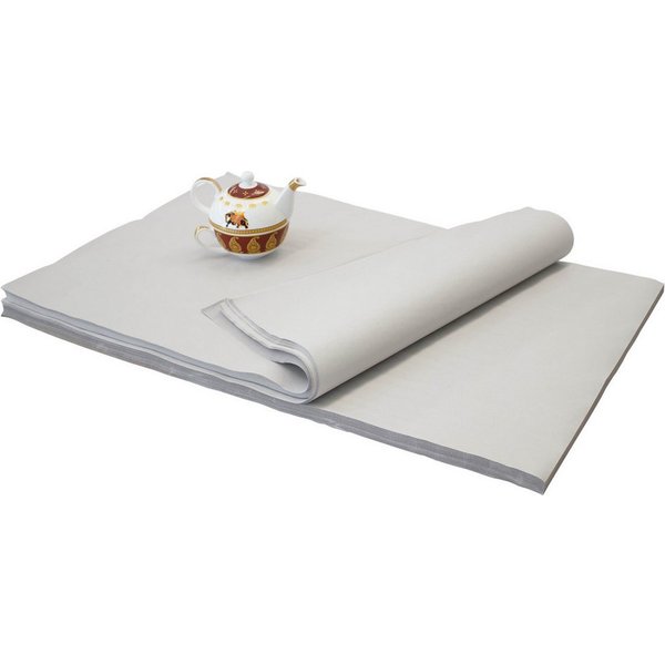 KK Verpackungen Seidenpapier, Packseide Seidenpapier 50 x 75 cm in Markenqualität Hellgrau