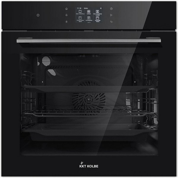 KKT KOLBE Backofen Backofen Elektroherd EB8017TFT TFT-Display, mit 1-fach-Teleskopauszug, Katalytische Platten, 60cm / Einbaubackofen / Heißluft / Soft Close / 