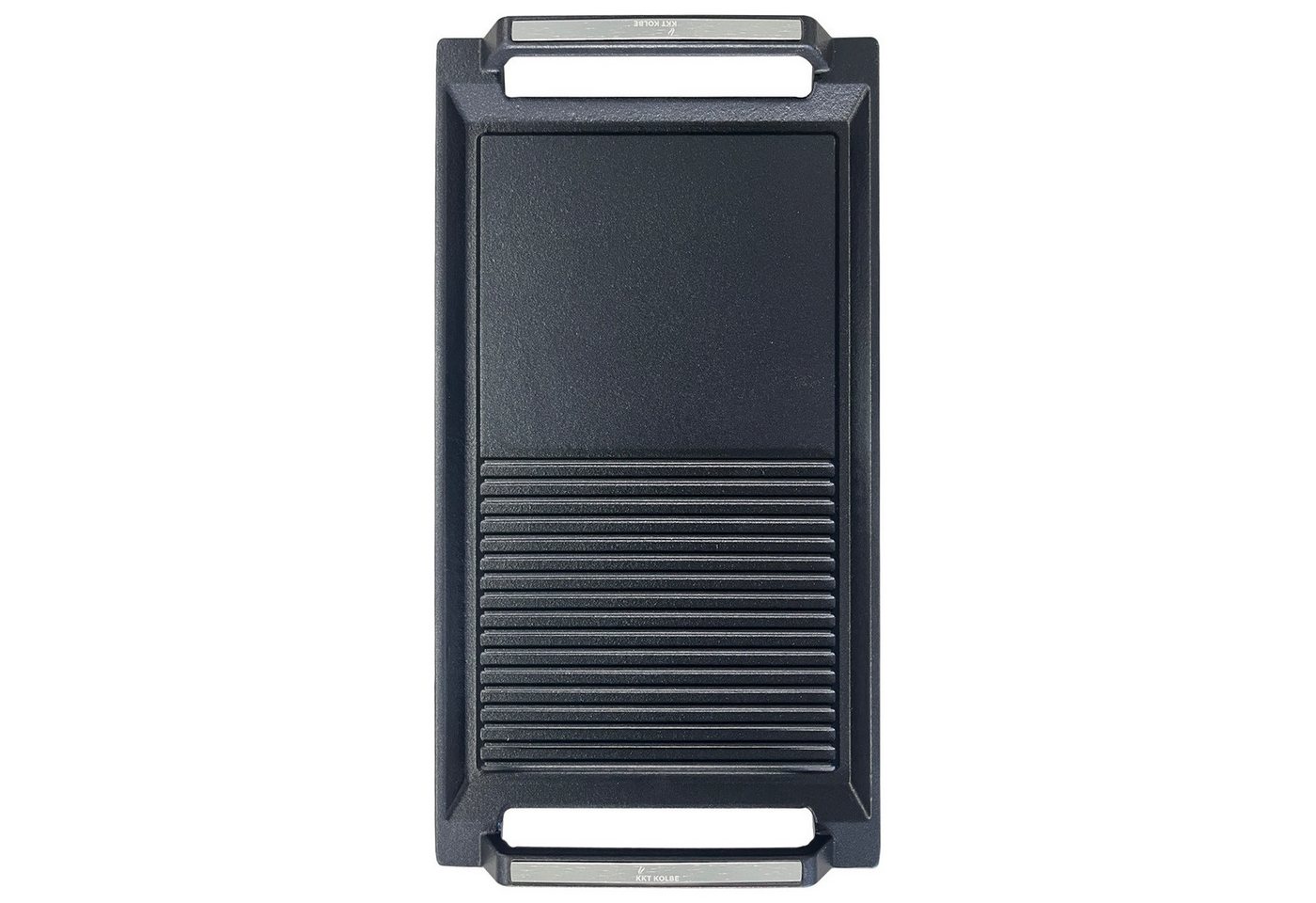 KKT KOLBE Grillpfanne BBQ20 Grillplatte, für Induktionskochfelder, Riffeloberfläche, Aluminiumguss (1 x Grillplatte), für Induktionskochfelder / Riffeloberfläch – Bild 2 von 5
