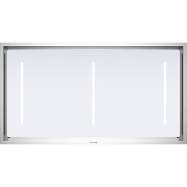 Klarstein Deckenhaube LuxeAir 110 Serie LuxeAir 110 Wandhaube 110 cm 750 m³/h 110W A WLAN Bluetooth Touch LED Schornsteinhaube Abzughaube Abluft Umluft mit App 
