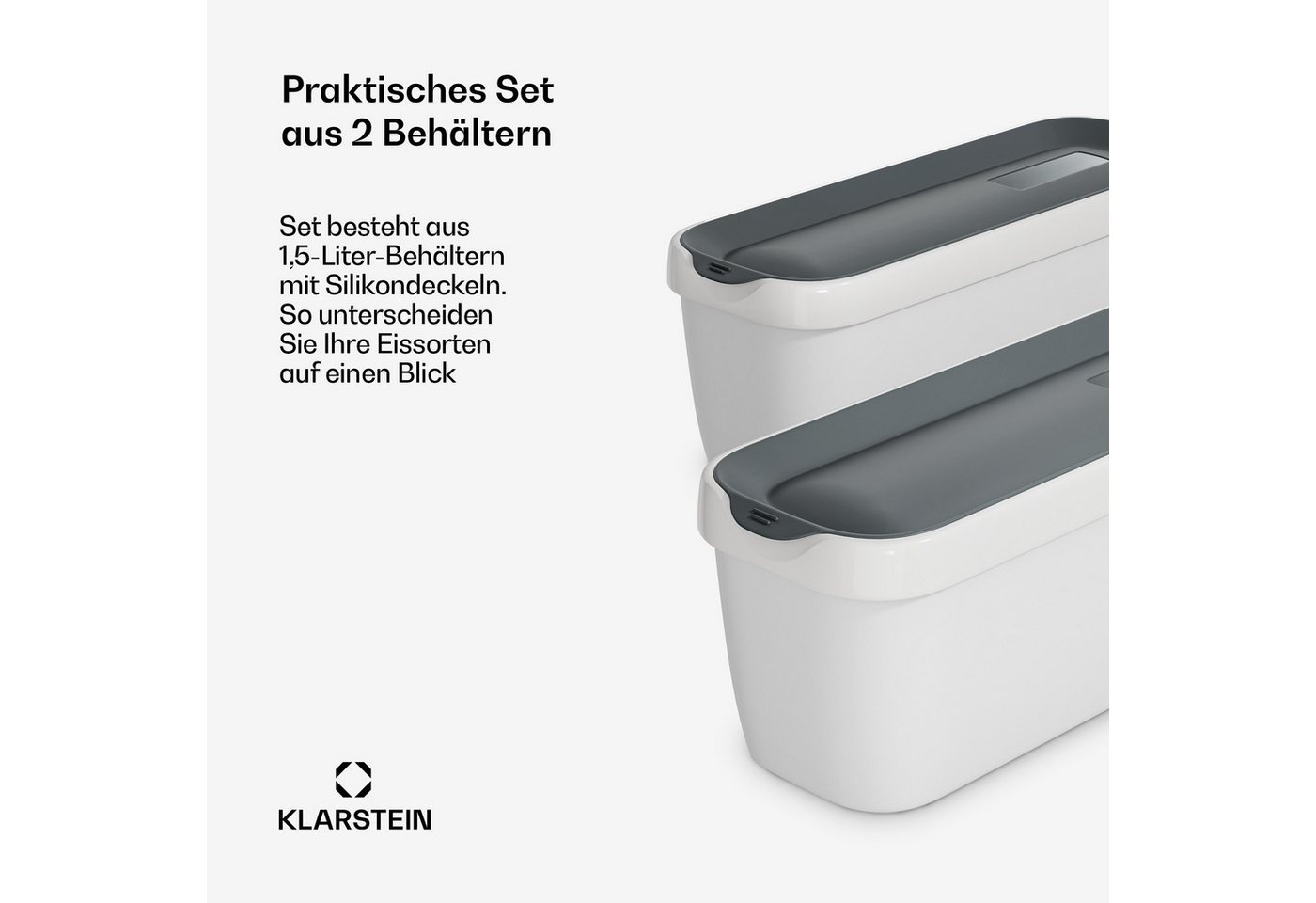 Klarstein Eismaschine FrostFusion Evo – Bild 2 von 5