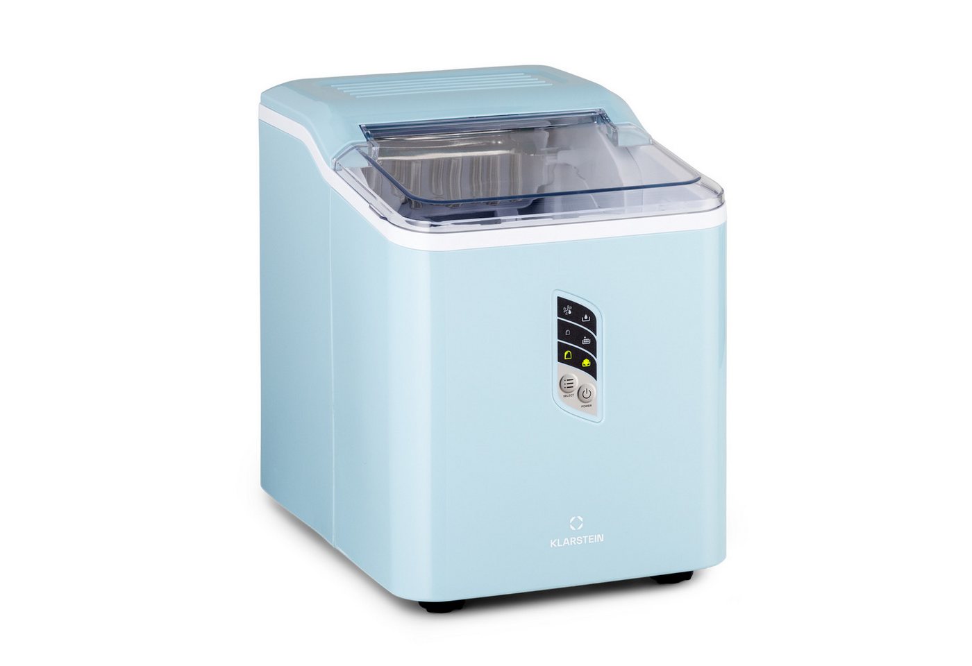 Klarstein Eiswürfelmaschine Albaron Eiswürfelbereiter, Bulleteis für Zuhause 12kg/Tag LCD Display 1,5 L Ice Maker – Bild 2 von 5
