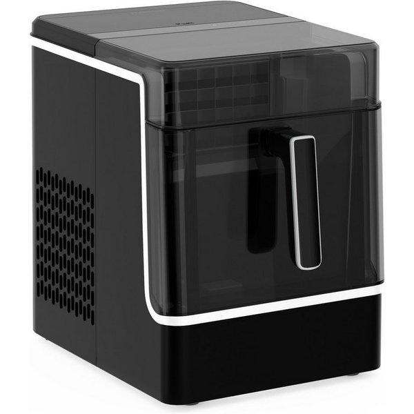 Klarstein Eiswürfelmaschine Ice Lux Eiswürfelbereiter, Edelstahl für Zuhause 23kg/Tag LED Display Touch 1,9 L Ice Maker