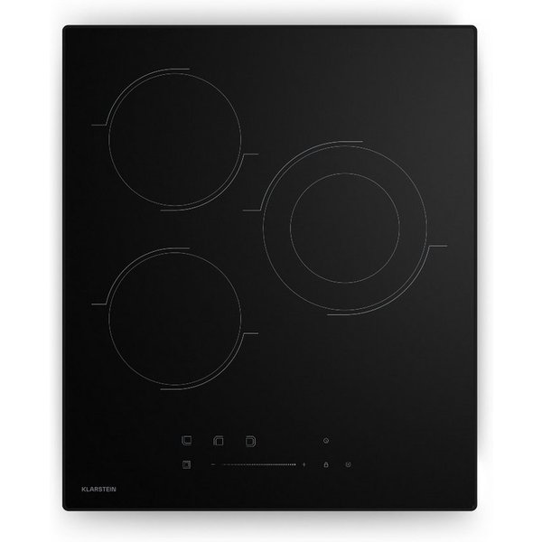 Klarstein Elektro-Kochfeld Velaire 10047442, Elektrische Kochfelder 3 Zonen Aluminium 4200 W Touch