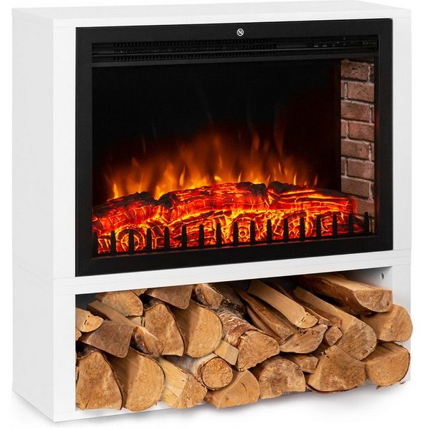 Klarstein Elektrokamin Mauna Loa, elektrischer Kamin mit Heizfunktion elektrischer Kaminofen mit Heizung