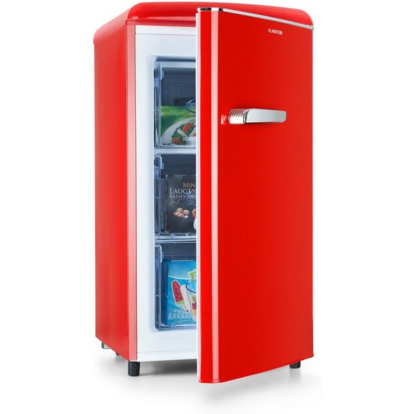 Klarstein Gefrierschrank 10045801, 90.5 cm hoch, 48 cm breit, Tiefkühlschrank freistehend Gefriertruhe Gefrierschrank groß Kühltruhe