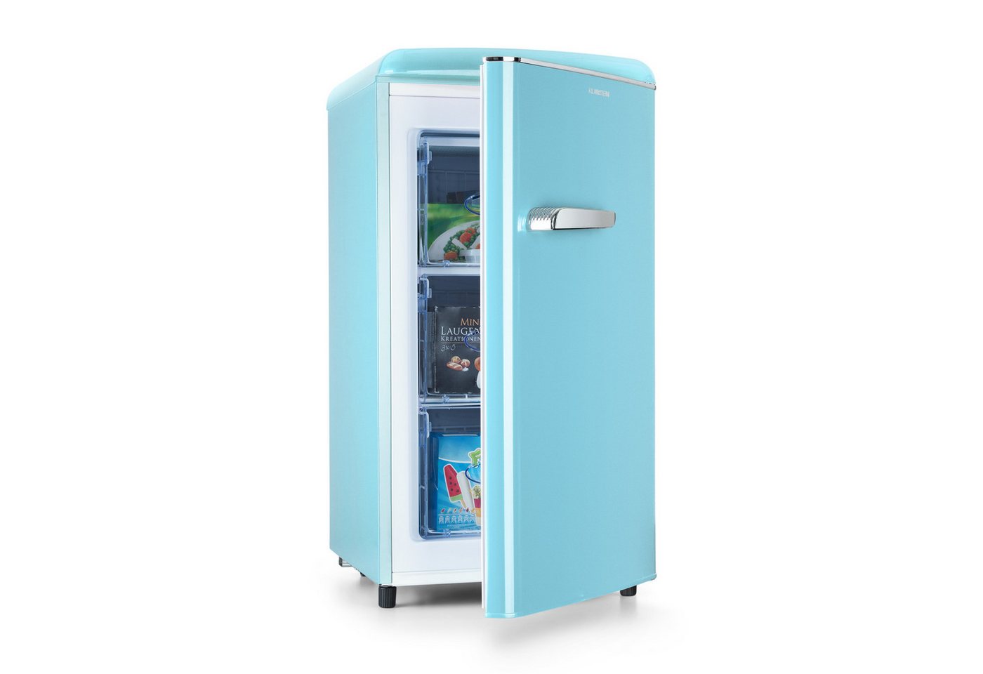 Klarstein Gefrierschrank 10045802, 90.5 cm hoch, 48 cm breit, Tiefkühlschrank freistehend Gefriertruhe Gefrierschrank groß Kühltruhe – Bild 2 von 5