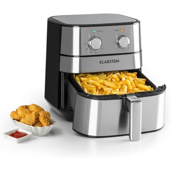 Klarstein Heißluftfritteuse, 1700 W, Air Fryer Fritteuse ohne Öl Heizluftfritteuse Heißluftfritteusen