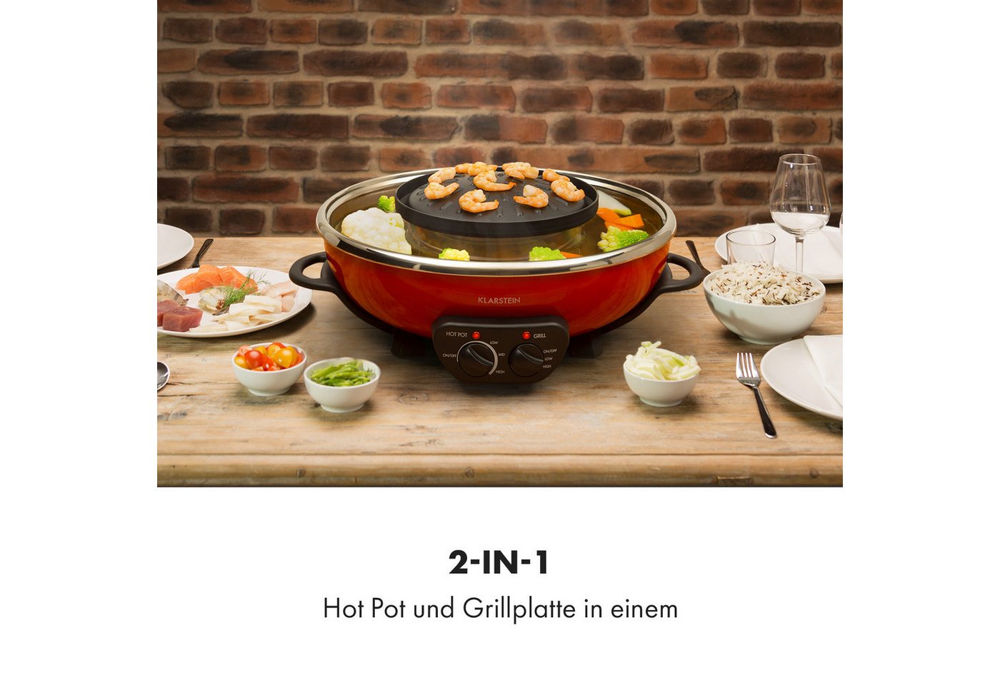 Klarstein Kontaktgrill Szechuan, 1950 W – Bild 2 von 5