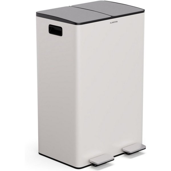 Klarstein Mülleimer EcoVista, Mülltonnenbox Fach Treteimer Trash Bin Garbage Müll